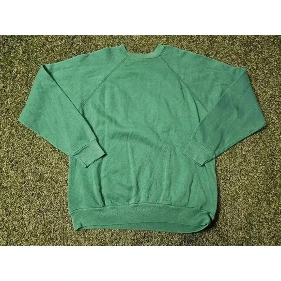 Vintage Teddy Bear Santa Hug Me Crewneck Sweatshirt XL Tultex - Picture 6 of 6